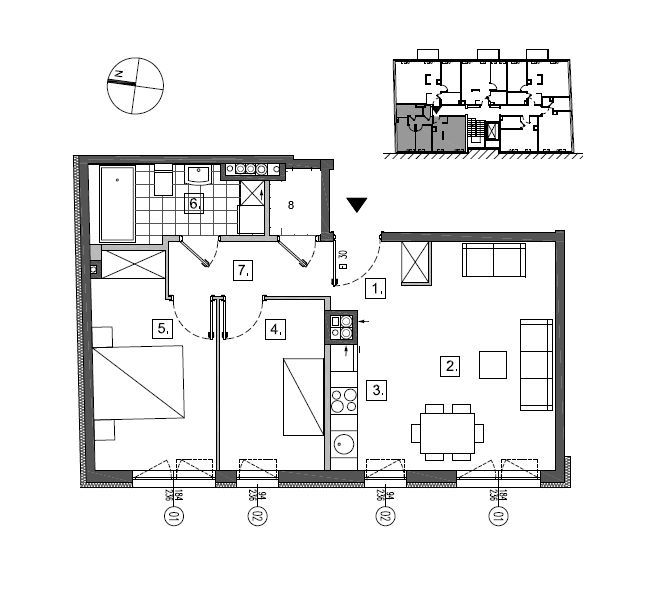 Mieszkanie 3-pokojowe Warszawa Wola, ul. św. Stanisława. Zdjęcie 8