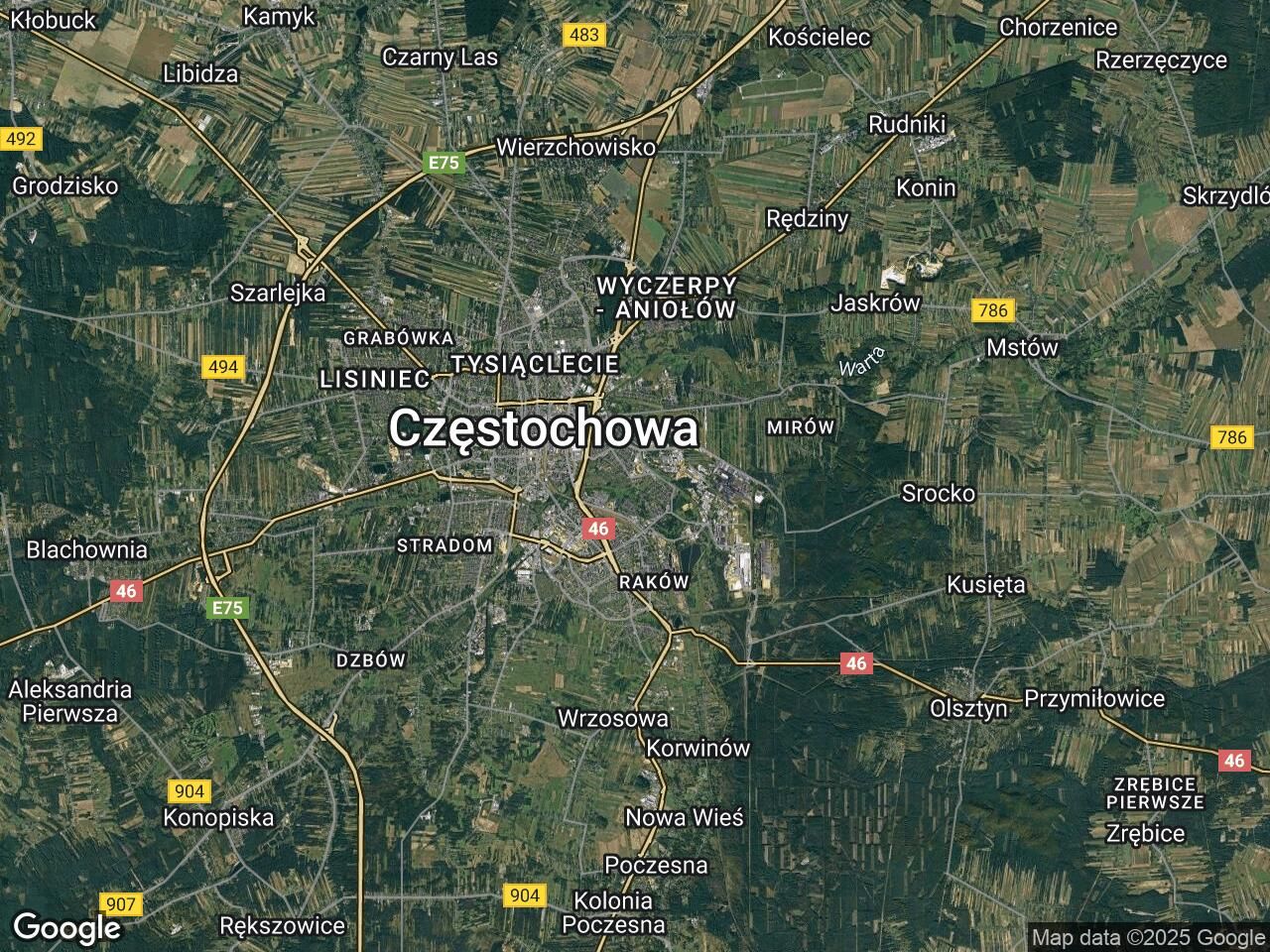 Działka rekreacyjna Częstochowa Północ, ul. Olsztyńska