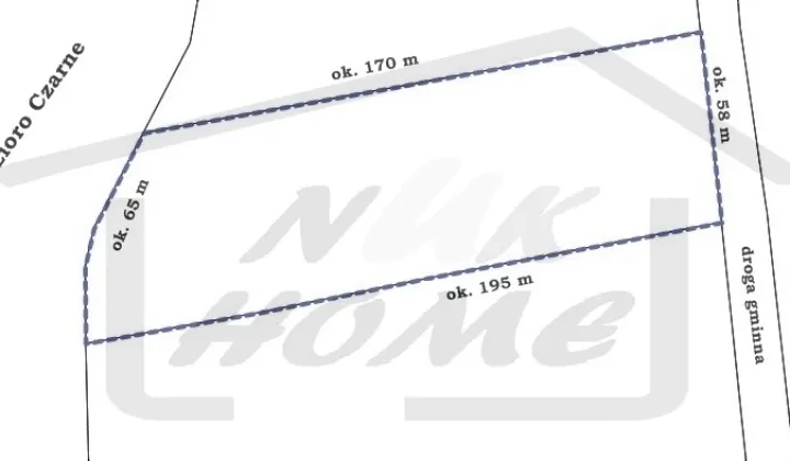 Działka siedliskowa Czarne Dolne