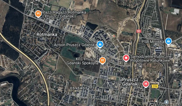 Mieszkanie 1-pokojowe Pruszcz Gdański, ul. Henryka Arctowskiego