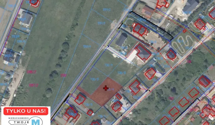 Działka budowlana Kostomłoty Pierwsze, ul. Wiśniowa