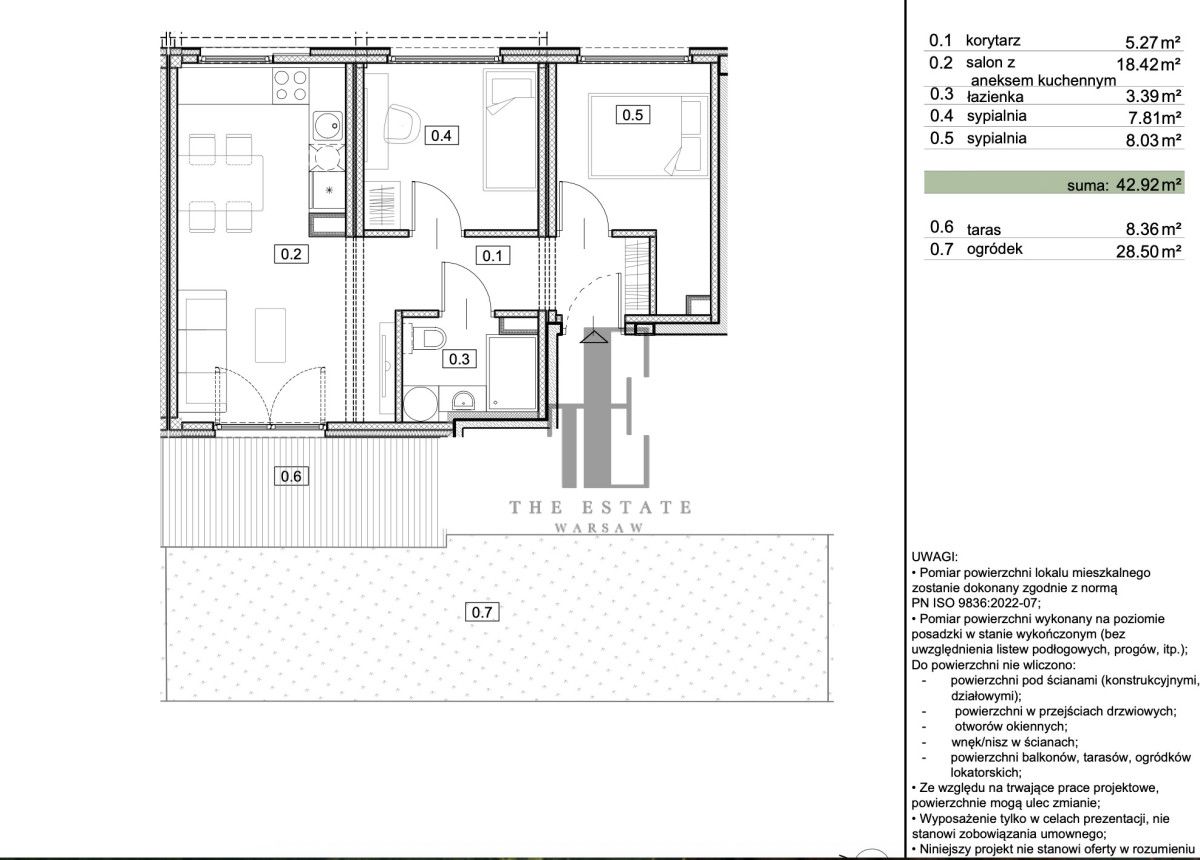Mieszkanie 3-pokojowe Warszawa Białołęka, ul. Kartograficzna. Zdjęcie 9