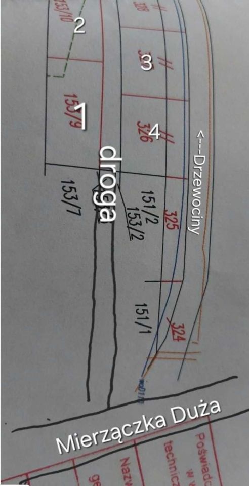 Działka budowlana Mierzączka Duża. Zdjęcie 2