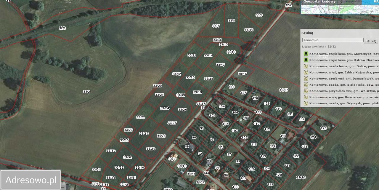 Działka budowlana Komorowo, ul. Spokojna. Zdjęcie 3