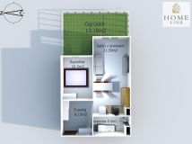 Mieszkanie 2-pokojowe Olsztyn Jaroty, ul. Tęczowy Las. Zdjęcie 4