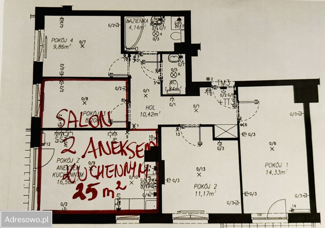 Mieszkanie 4-pokojowe Warszawa Żerań, ul. Modlińska. Zdjęcie 13