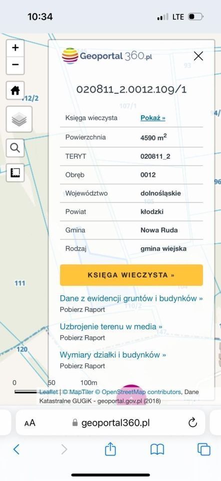 Działka leśna Sokolica. Zdjęcie 2