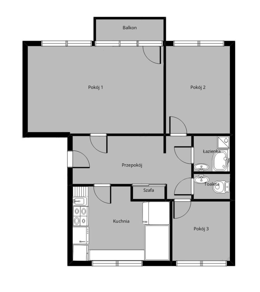 Mieszkanie 3-pokojowe Stalowa Wola Pławo, ul. Józefa Poniatowskiego. Zdjęcie 17