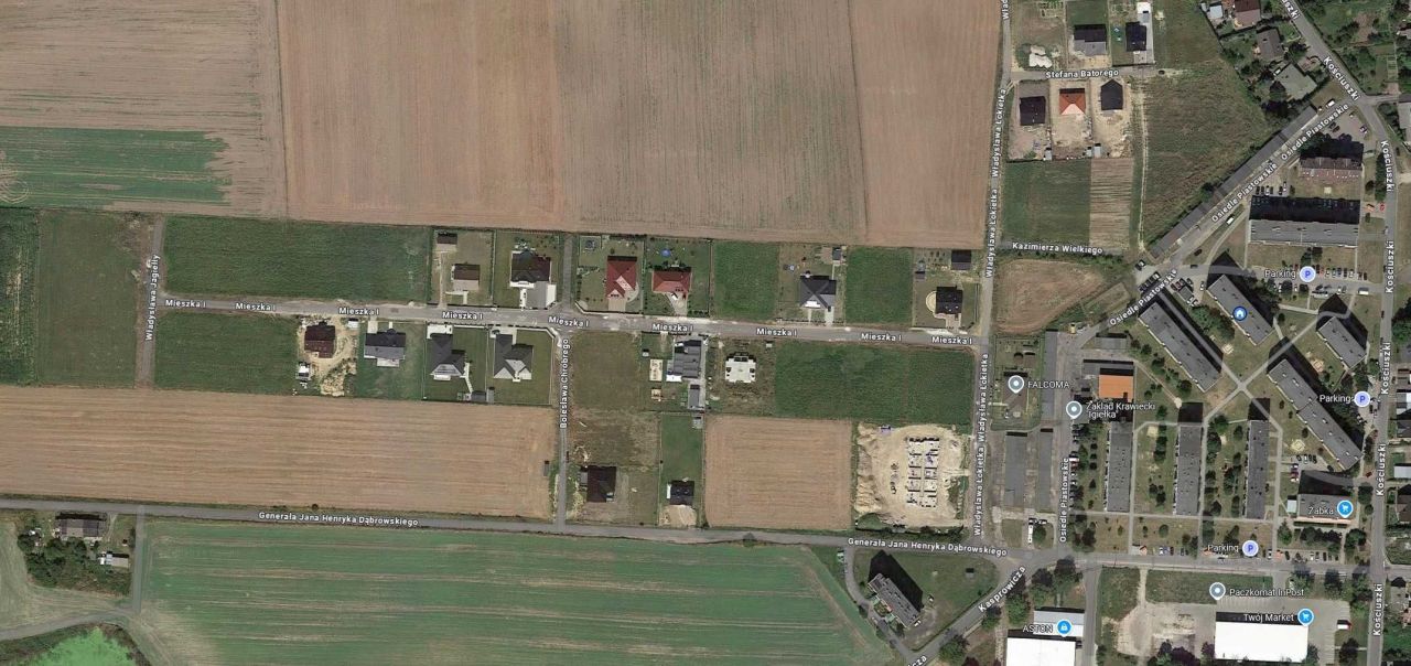 Działka budowlana Strzelno, ul. Władysława Jagiełły