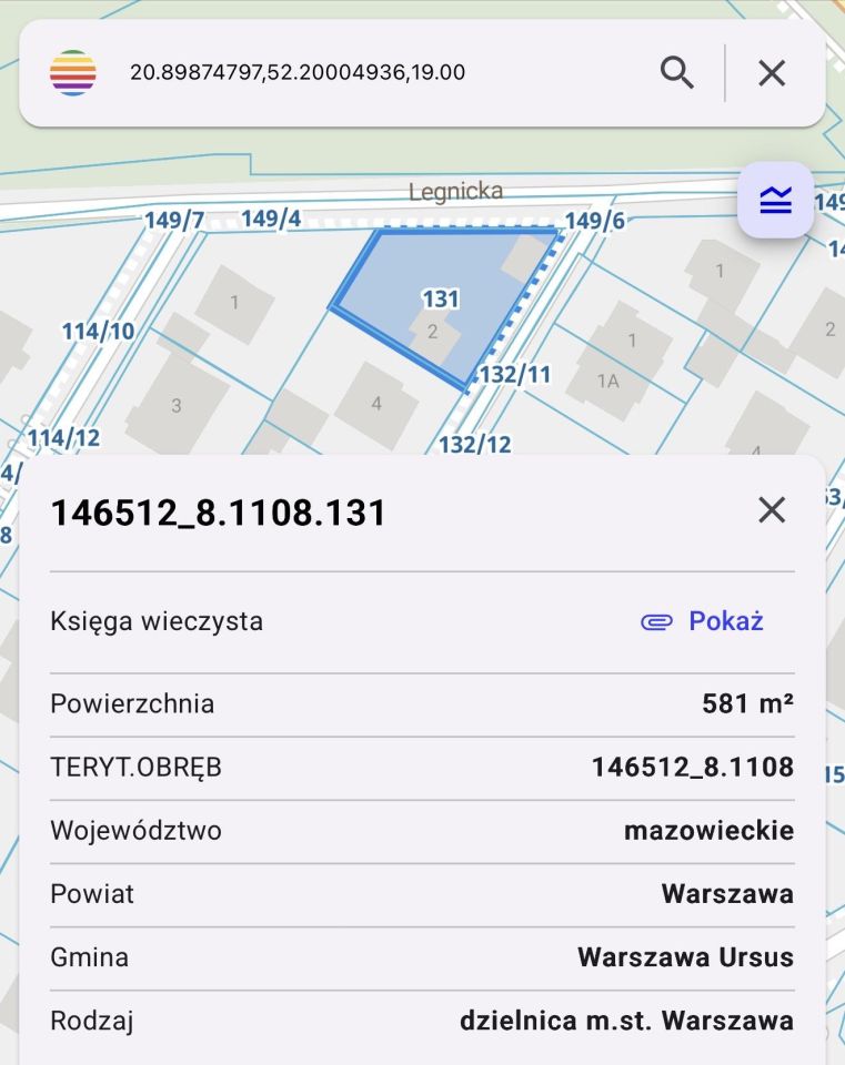 Działka budowlana Warszawa Ursus, ul. Rydzyńska. Zdjęcie 2