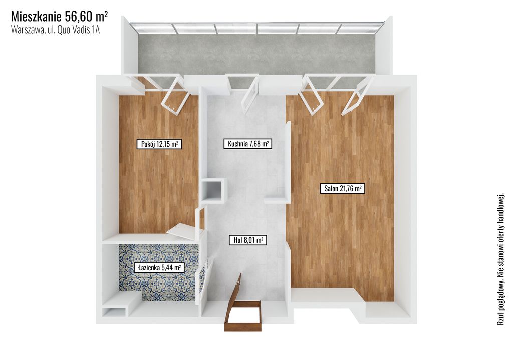 Mieszkanie 2-pokojowe Warszawa Ursus, ul. Quo Vadis. Zdjęcie 3