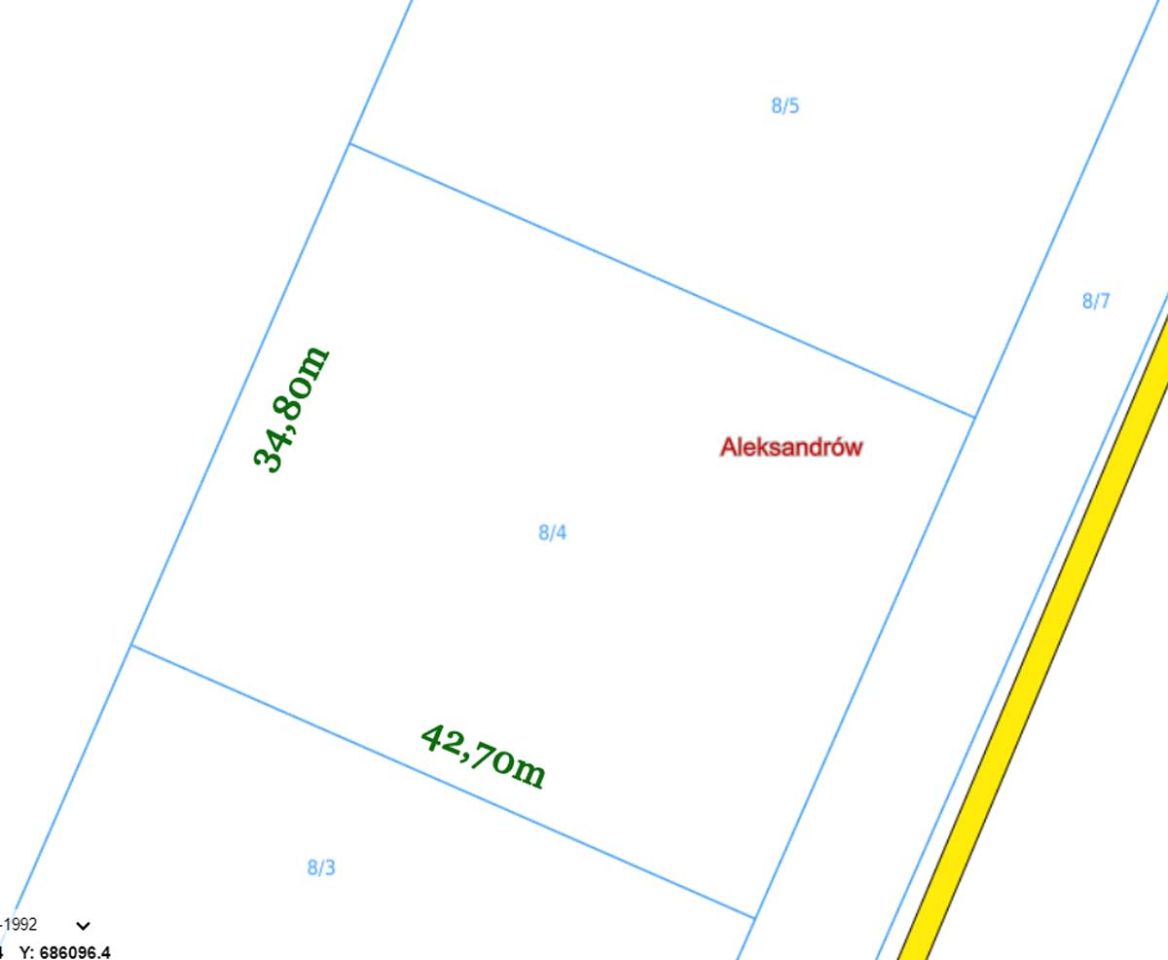 Działka rolno-budowlana Aleksandrów. Zdjęcie 4