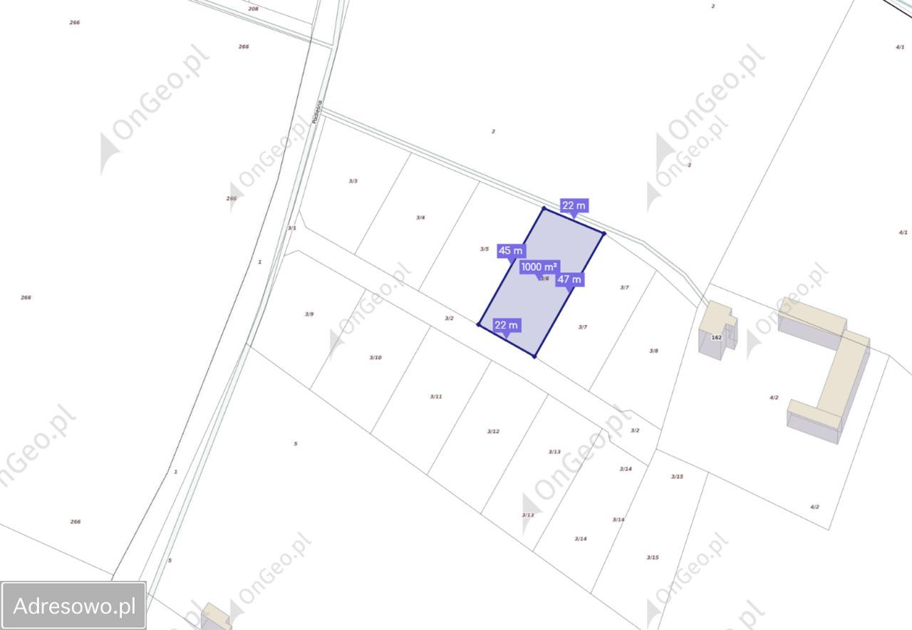 Działka budowlana Basinów. Zdjęcie 2